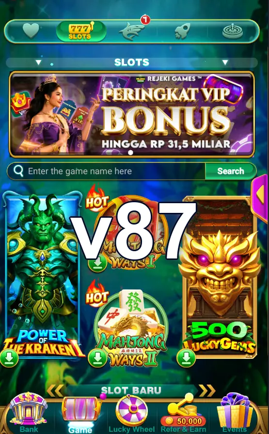 v87 Masuk