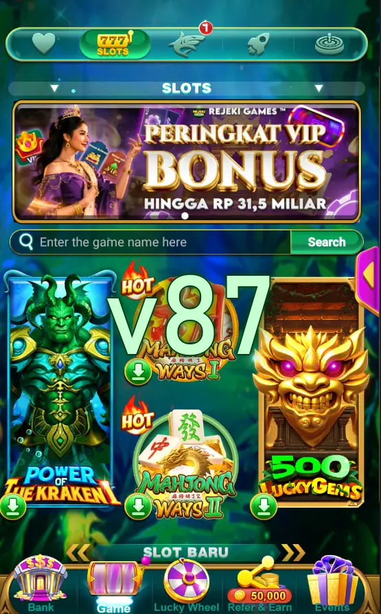 v87 Tangkapan Layar - APK Resmi